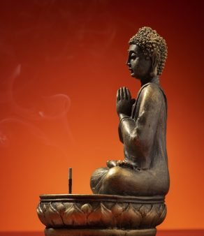 view-buddha-statuette-with-incense